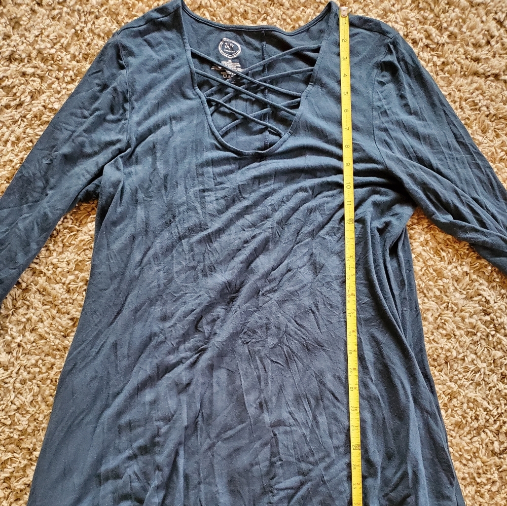 Navy boutique tunic